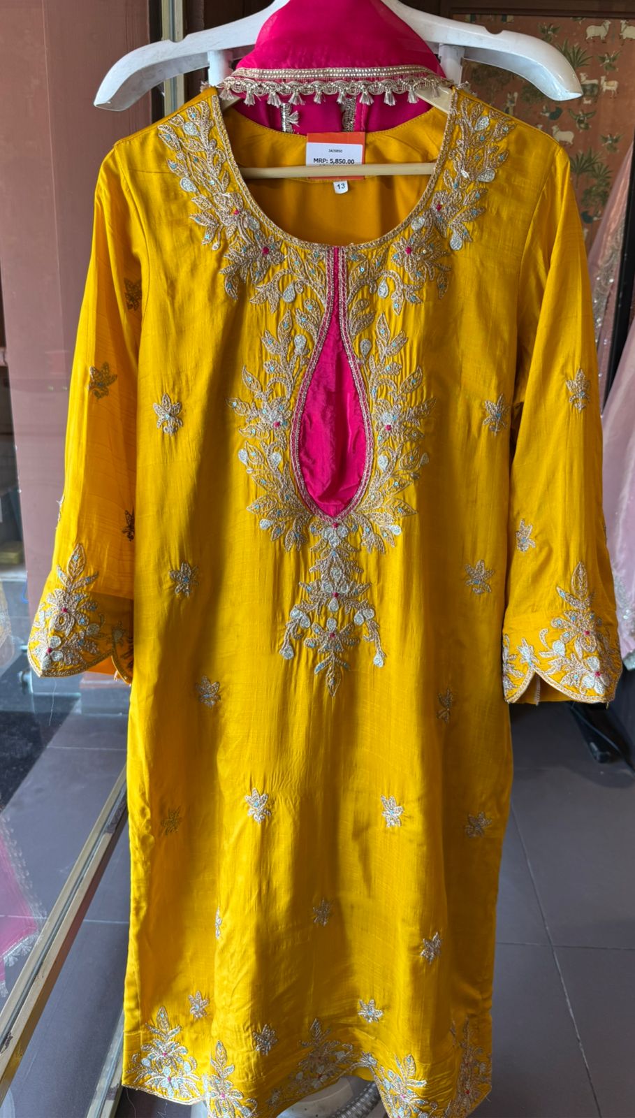 Yellow & Pink Suit Set