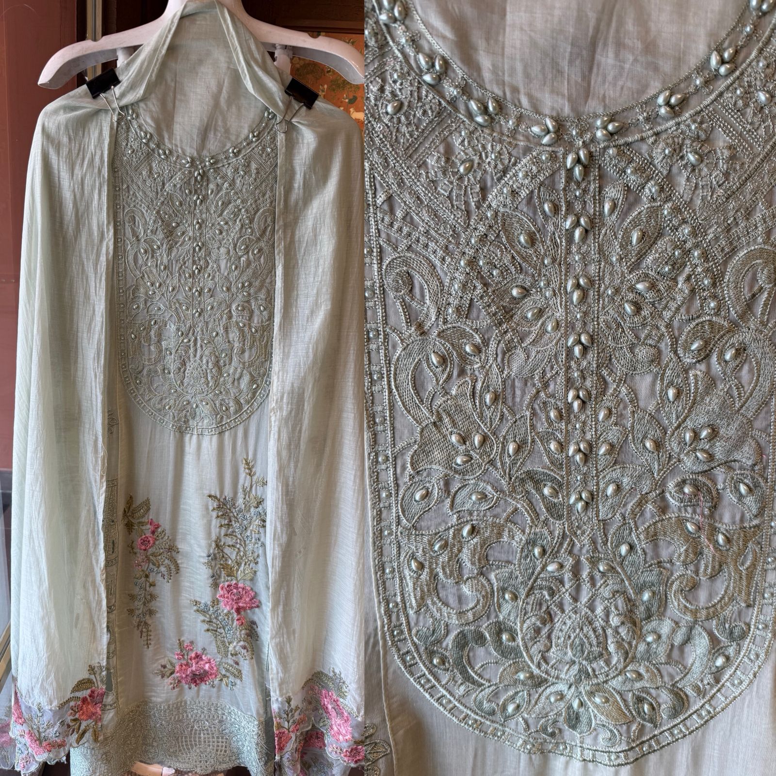 Mul Mul cotton  Unstitched shirt