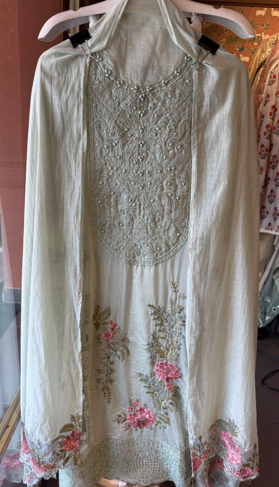 Mul Mul cotton  Unstitched shirt