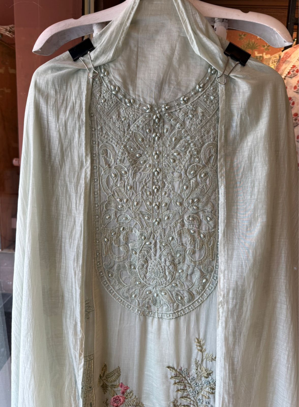 Mul Mul cotton  Unstitched shirt