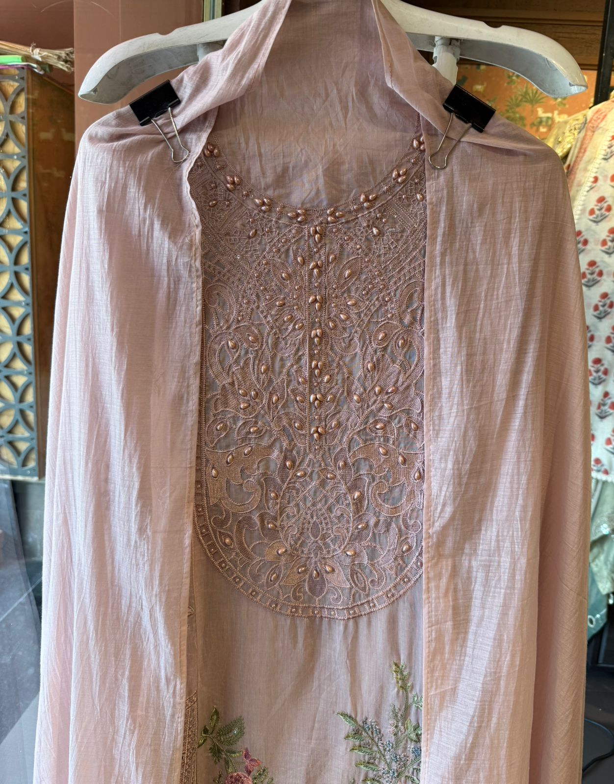 Mul Mul cotton  Unstitched shirt