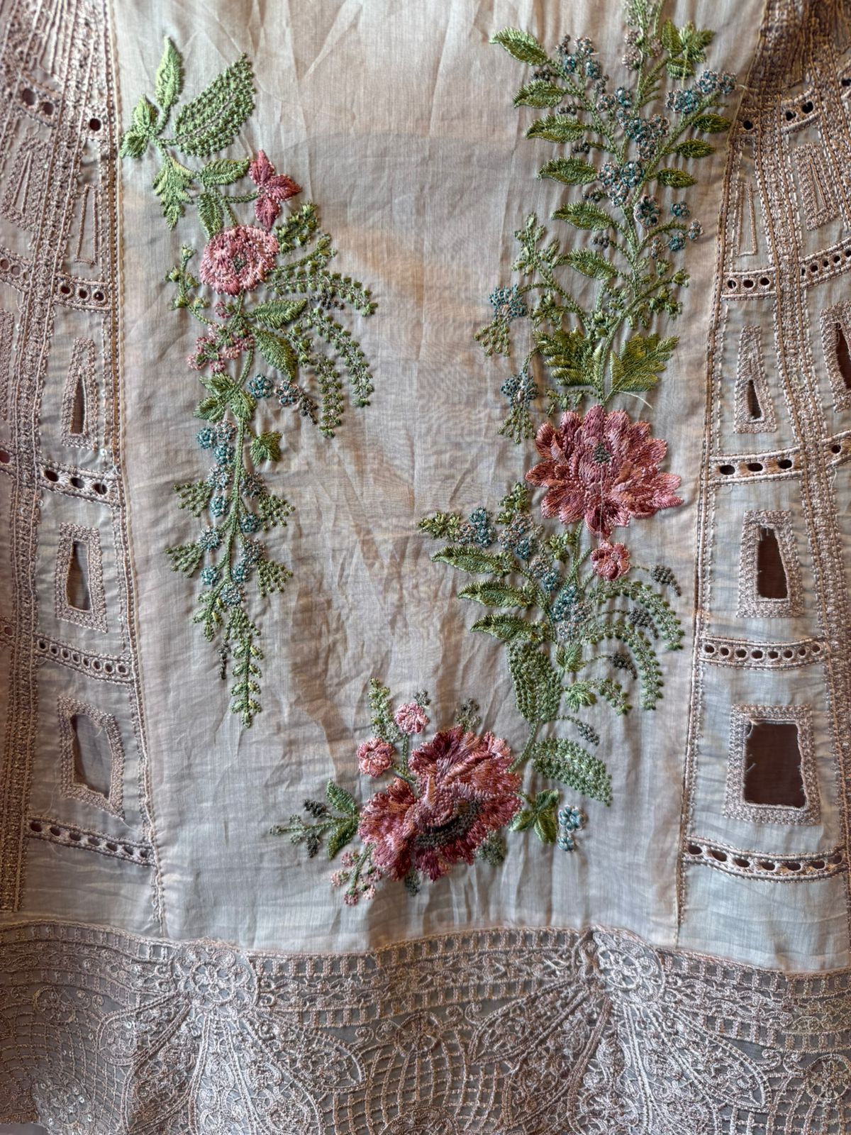 Mul Mul cotton  Unstitched shirt