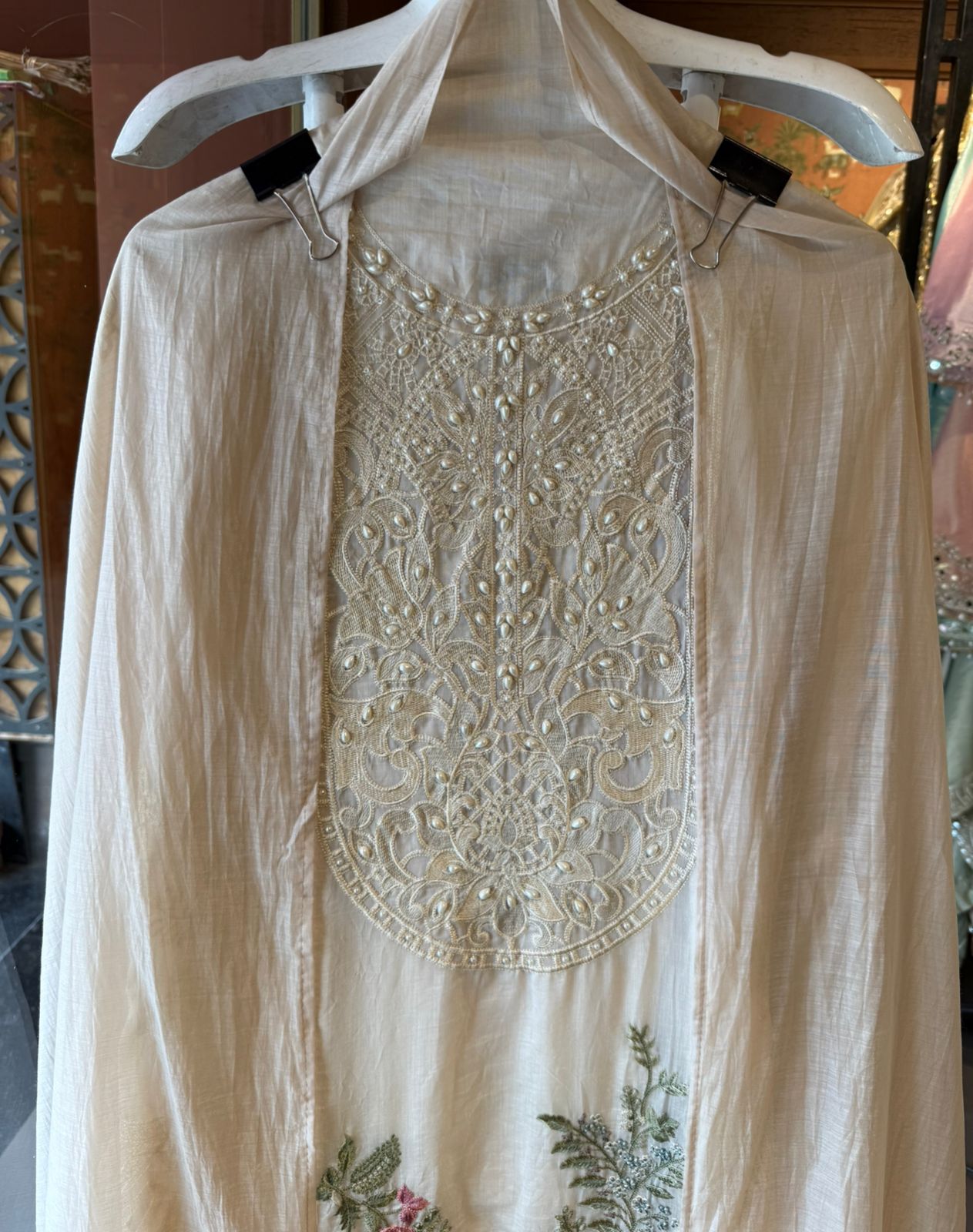 Mul Mul cotton  Unstitched shirt