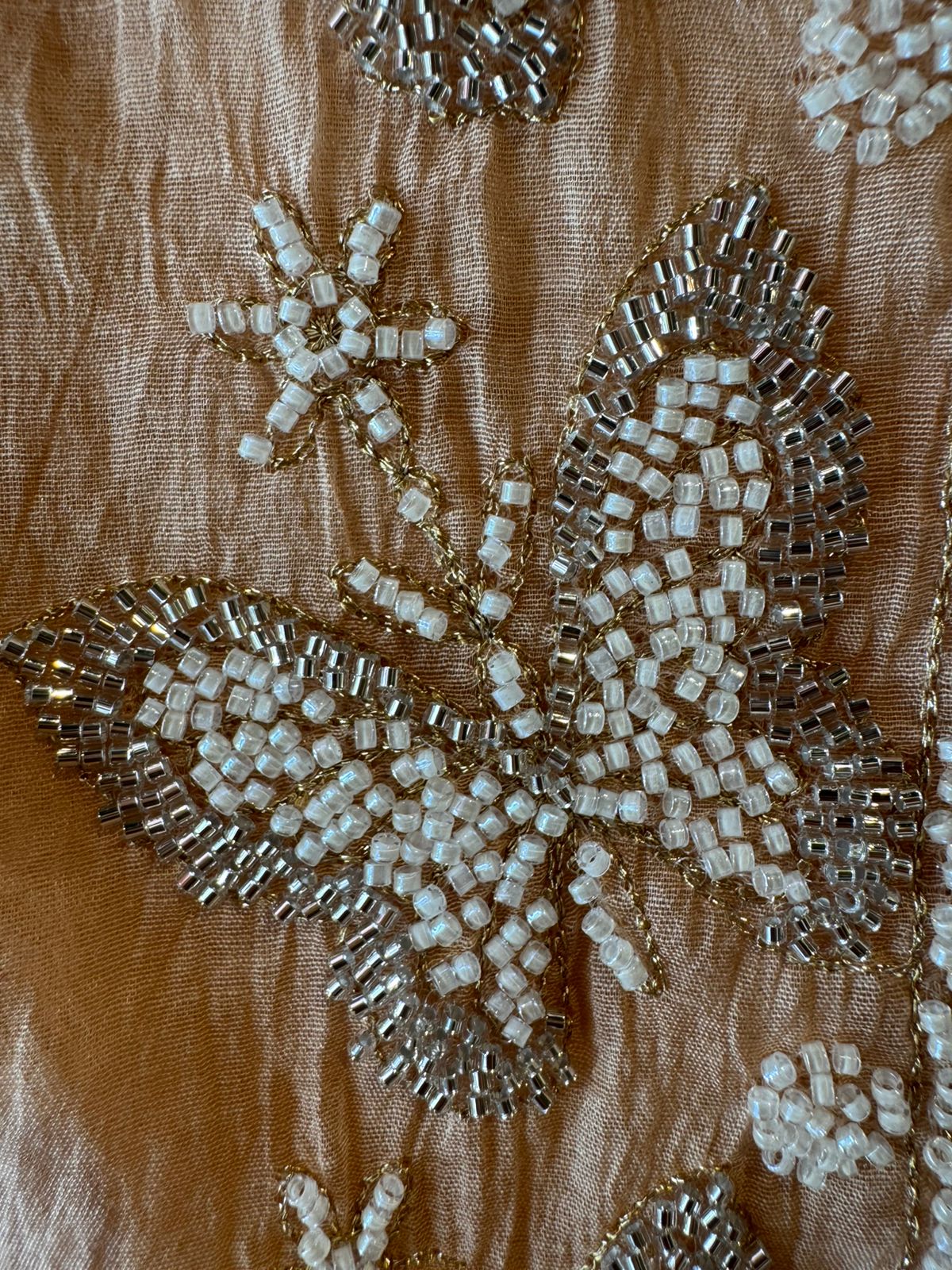 Hand Embellished Butterfly Unstitched suit Set