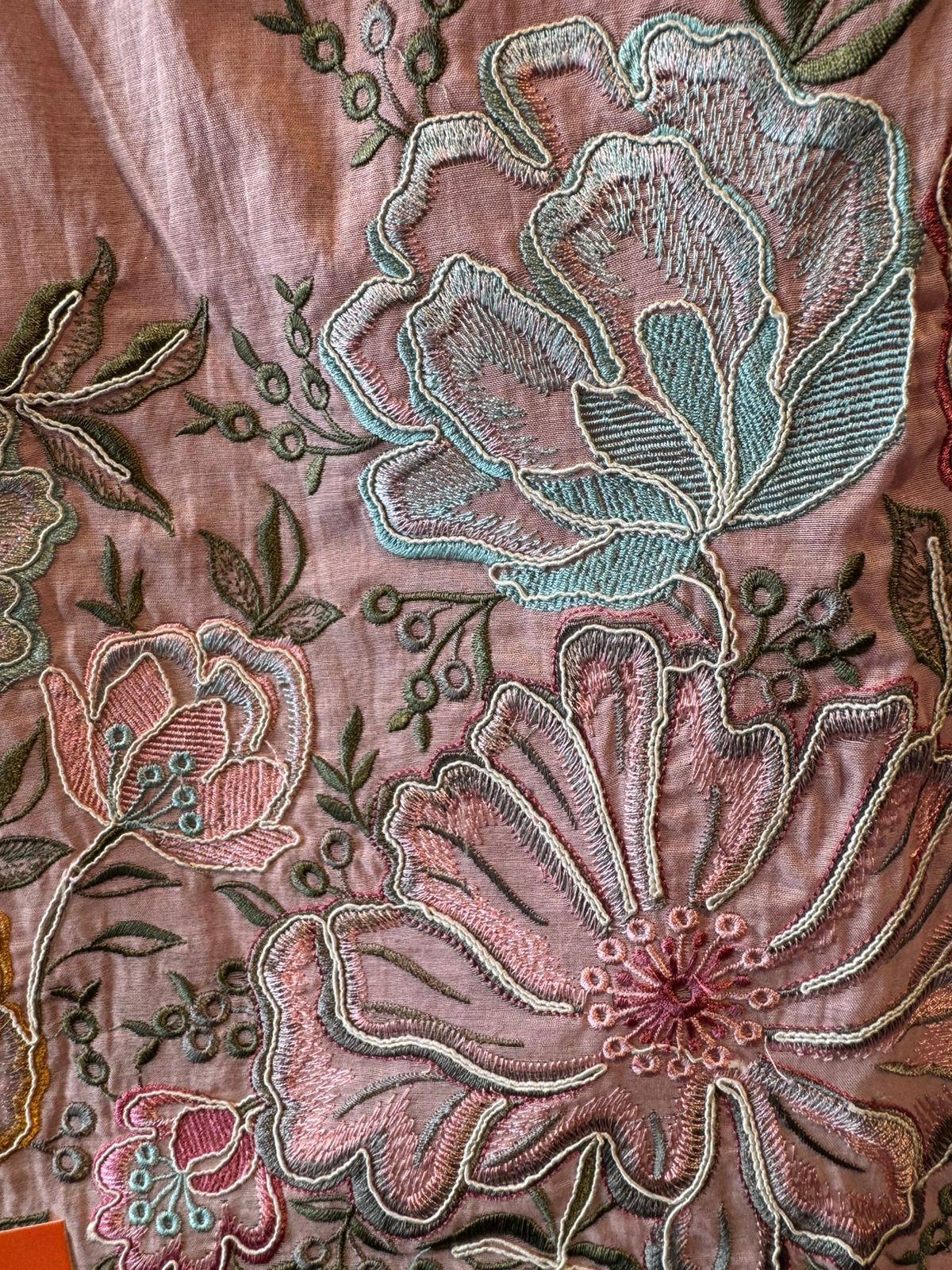 Mul cotton mix chanderi Unstitched suit