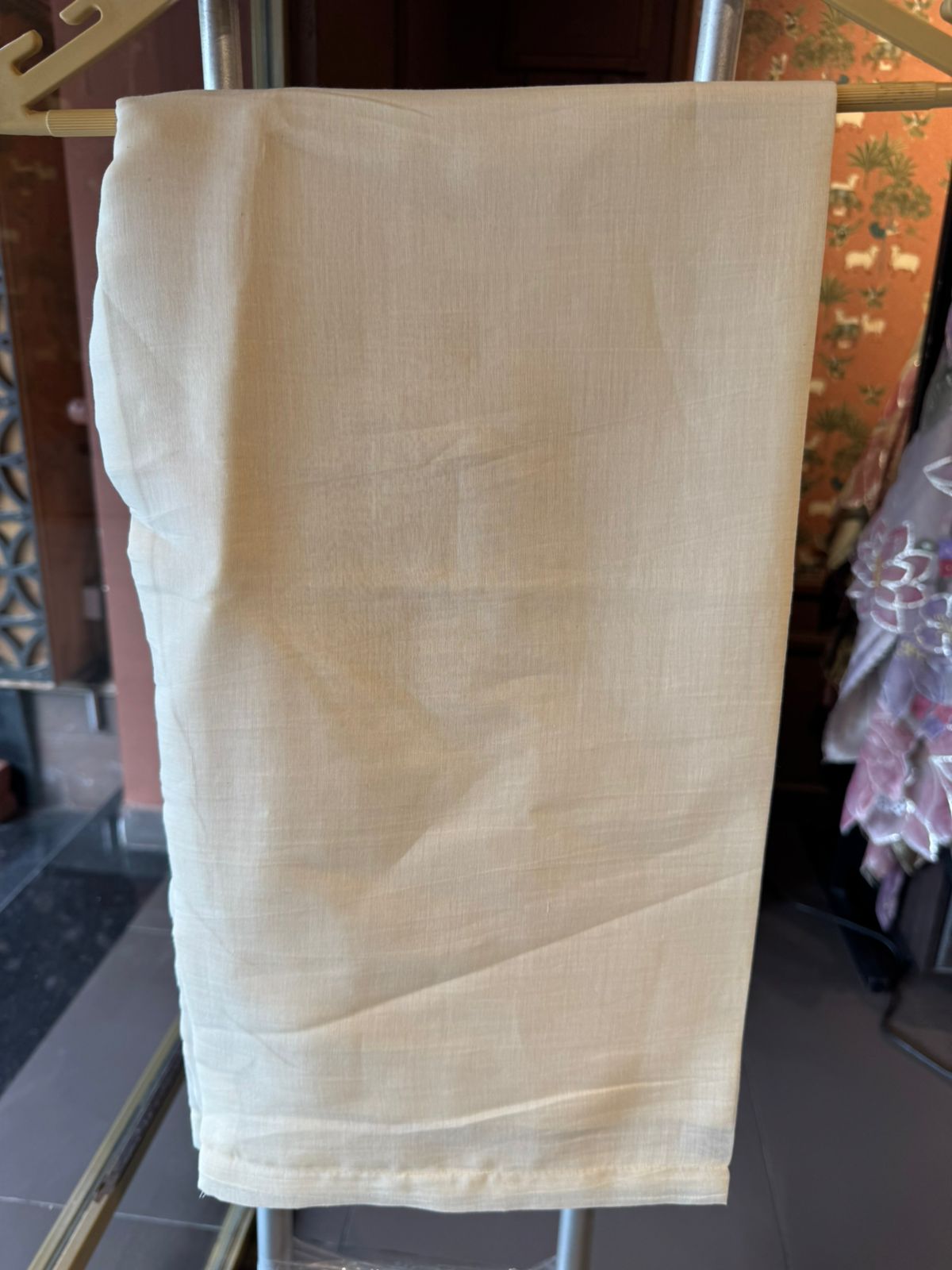 Hand-Embroidered Kurta with Metallic gotta Work