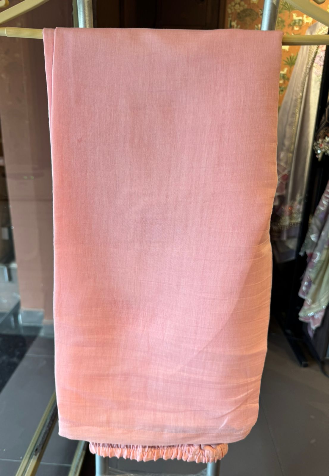 Hand-Embroidered Kurta with Metallic gotta Work