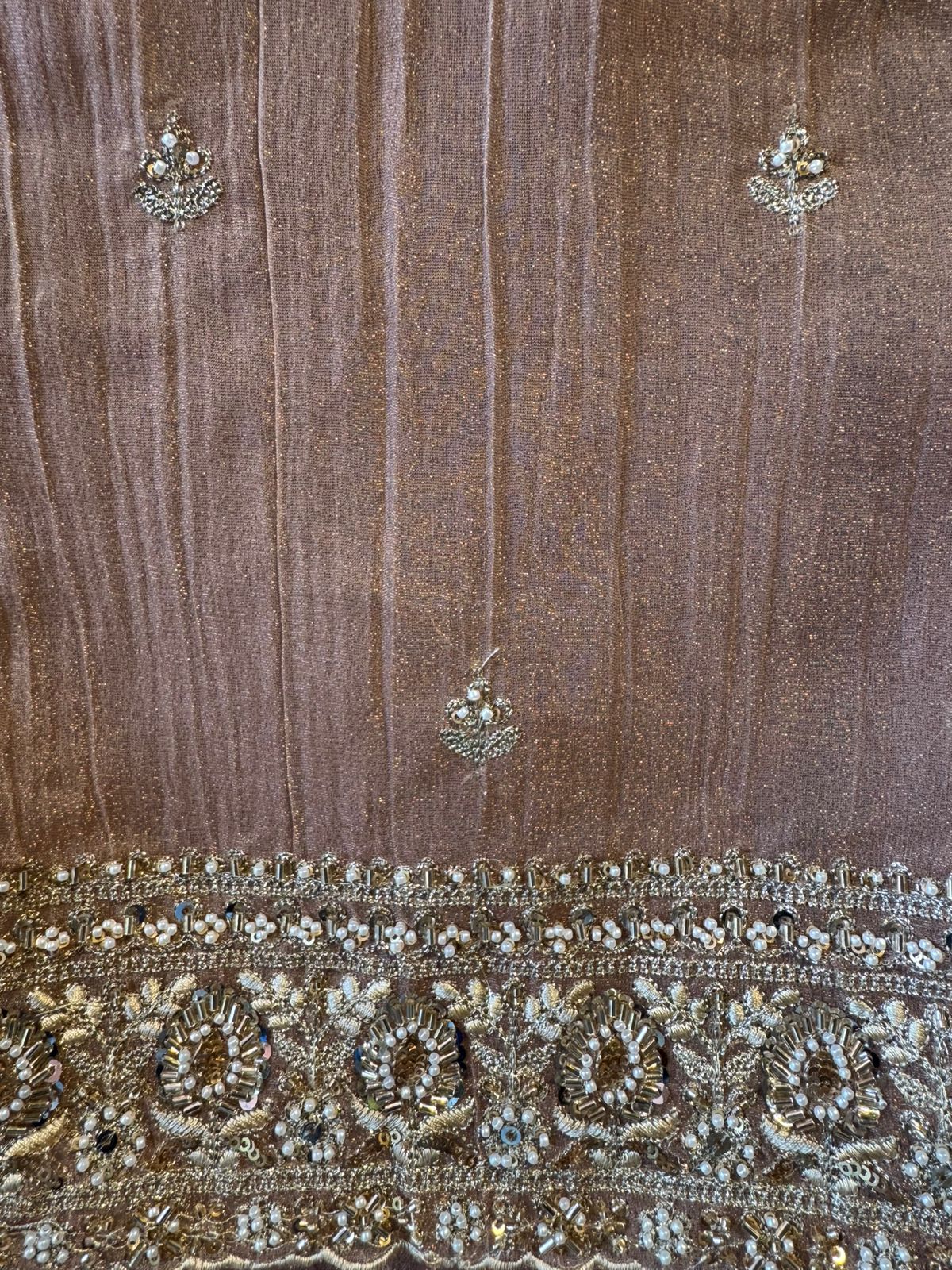 Crushed Tissue unstitched Suits