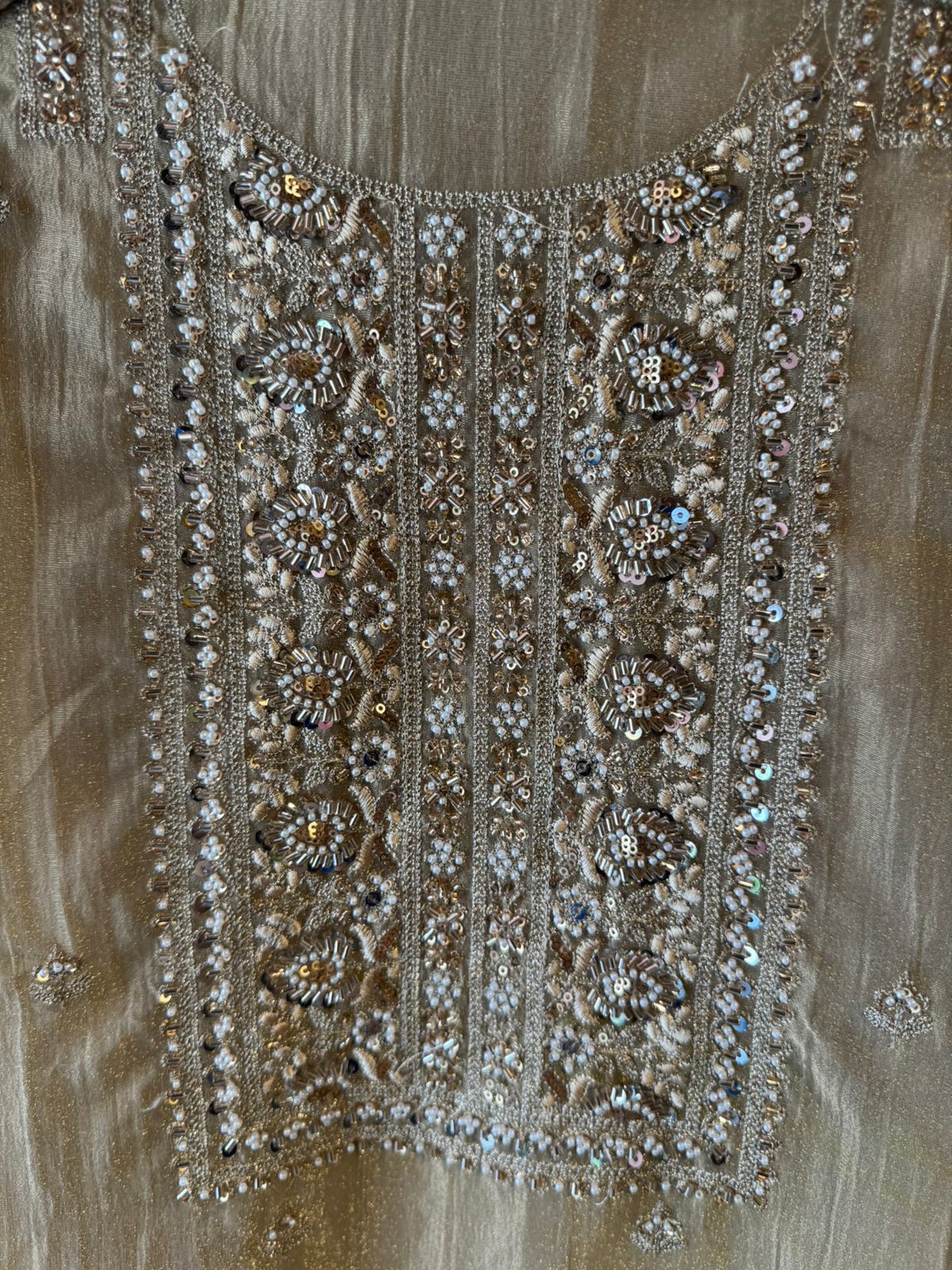 Crushed Tissue unstitched Suits