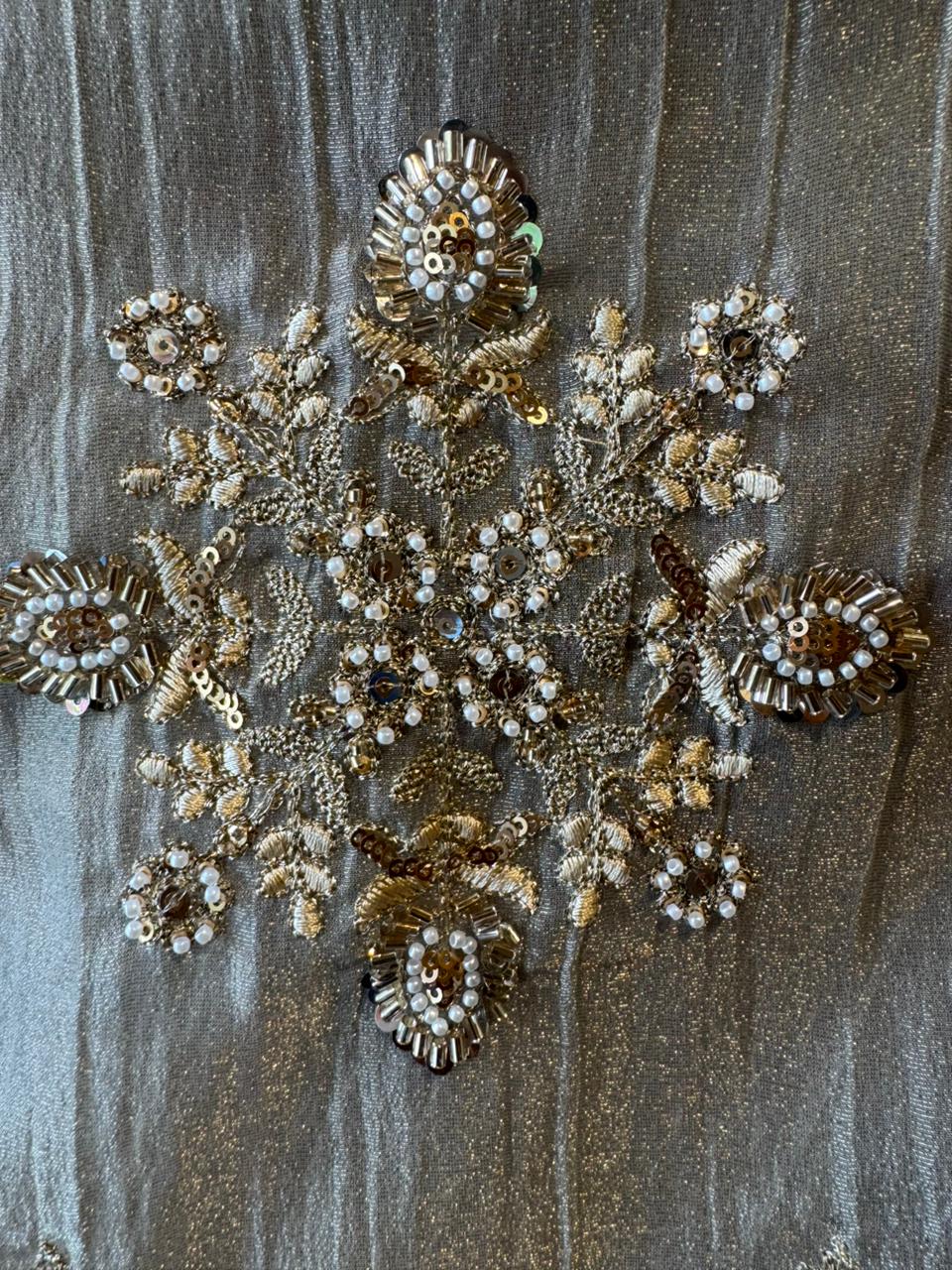 Crushed Tissue unstitched Suits