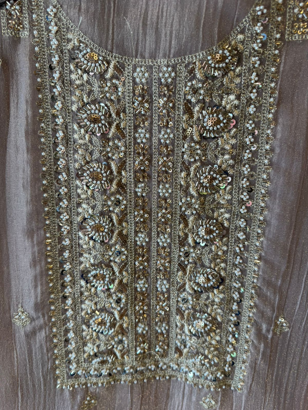Crushed Tissue unstitched Suits
