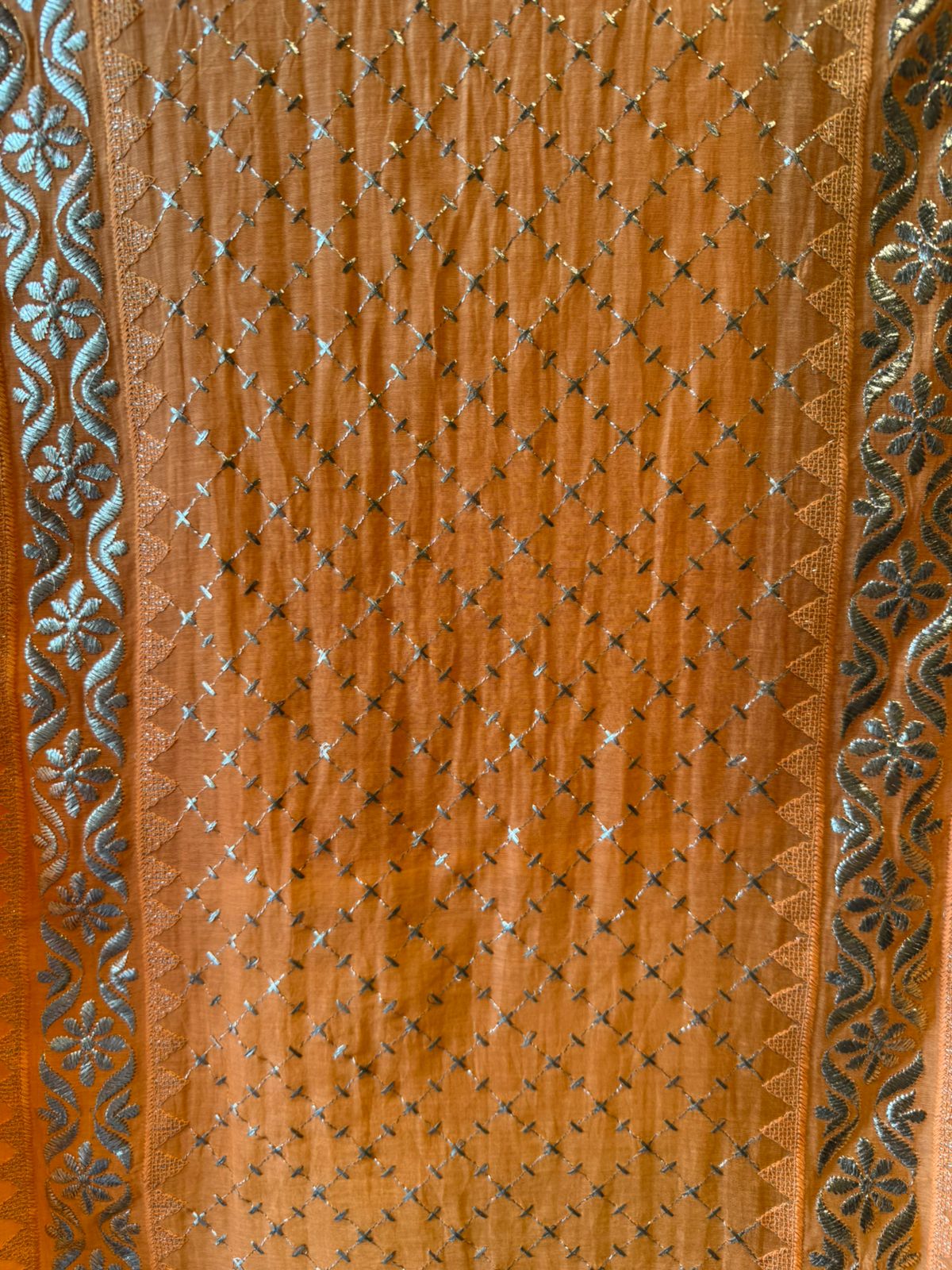 Cotron Chanderi  elegant suit set