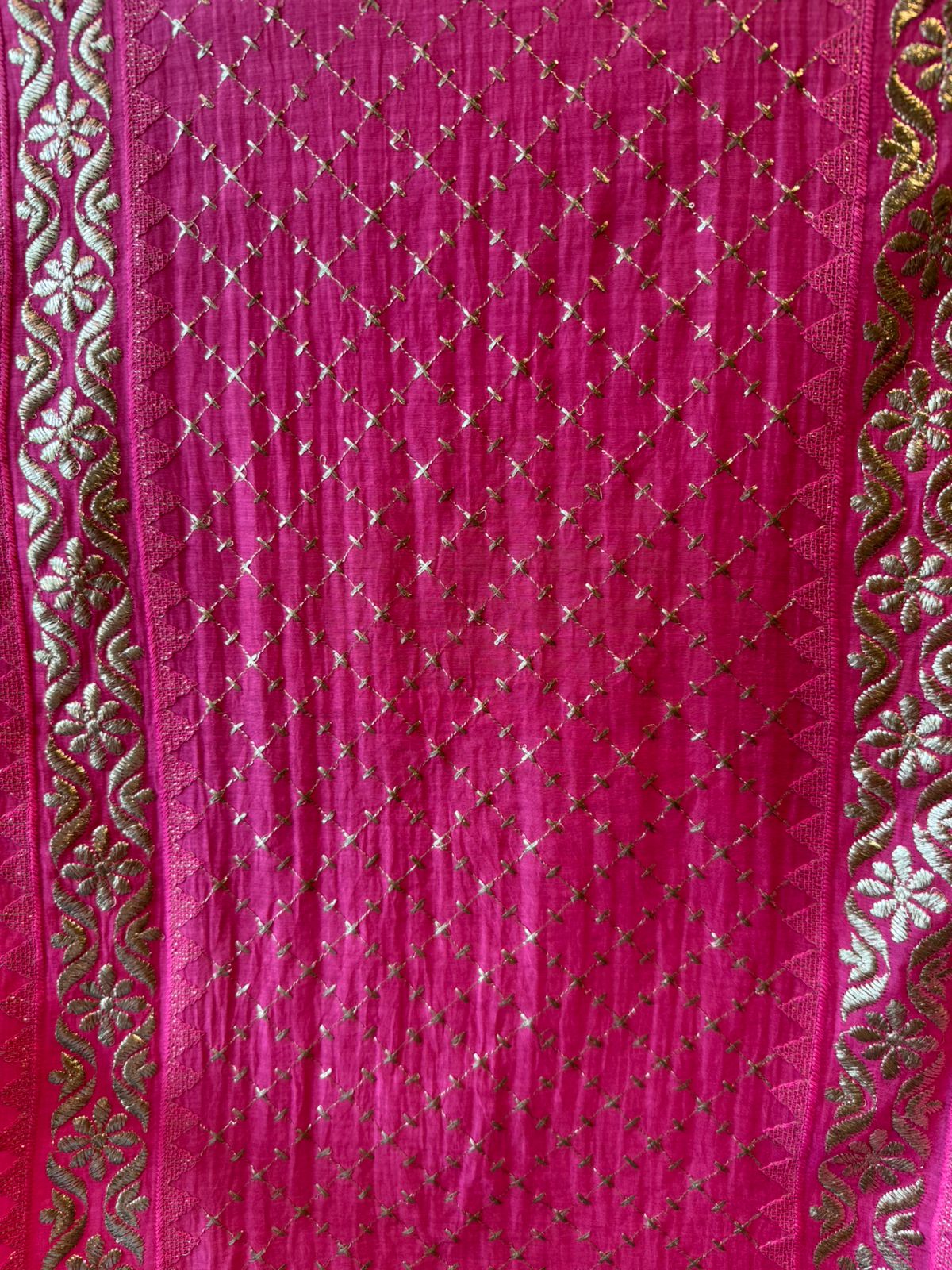 Cotron Chanderi  elegant suit set