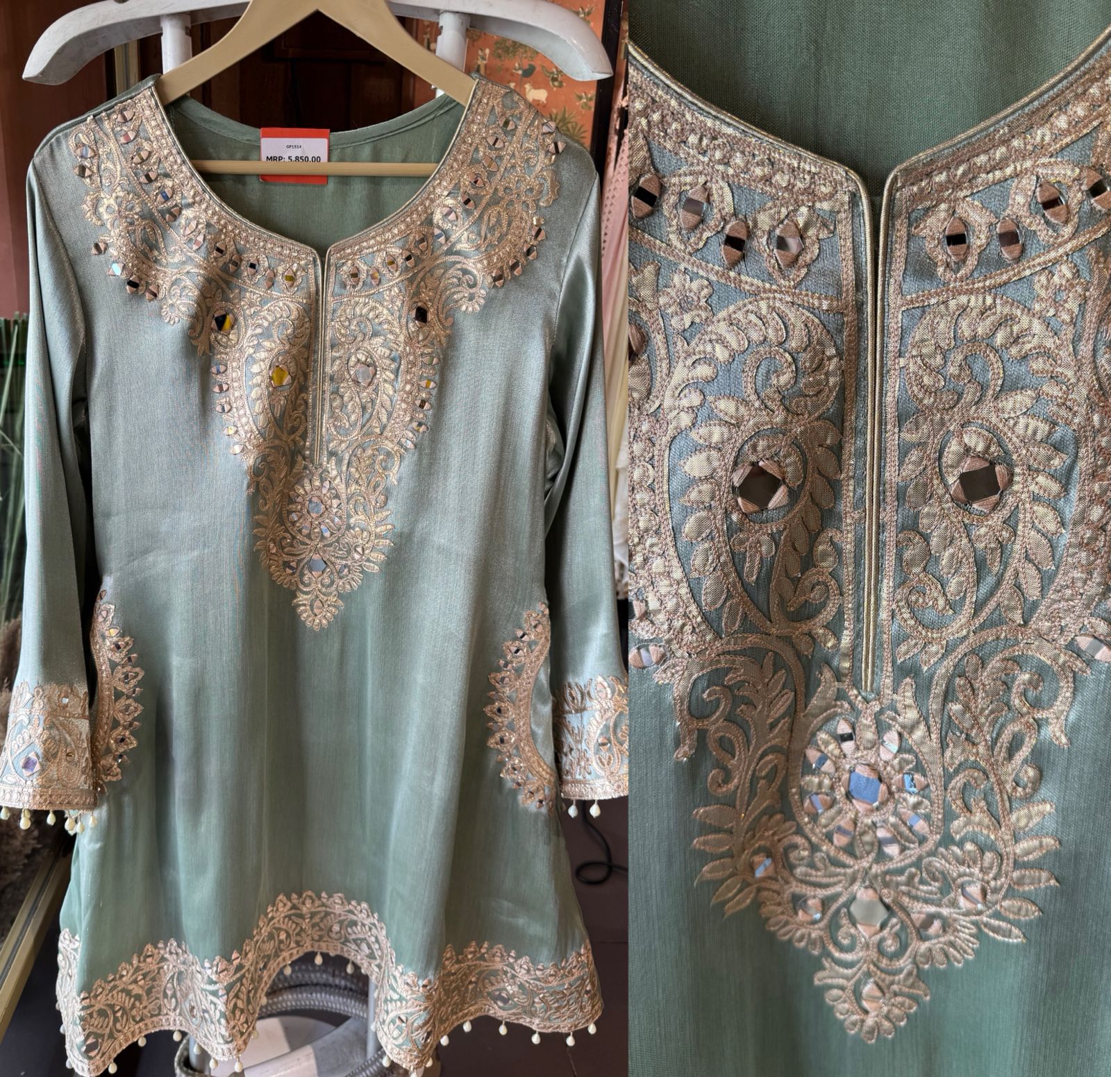 Giraffe tissue fabric Suit