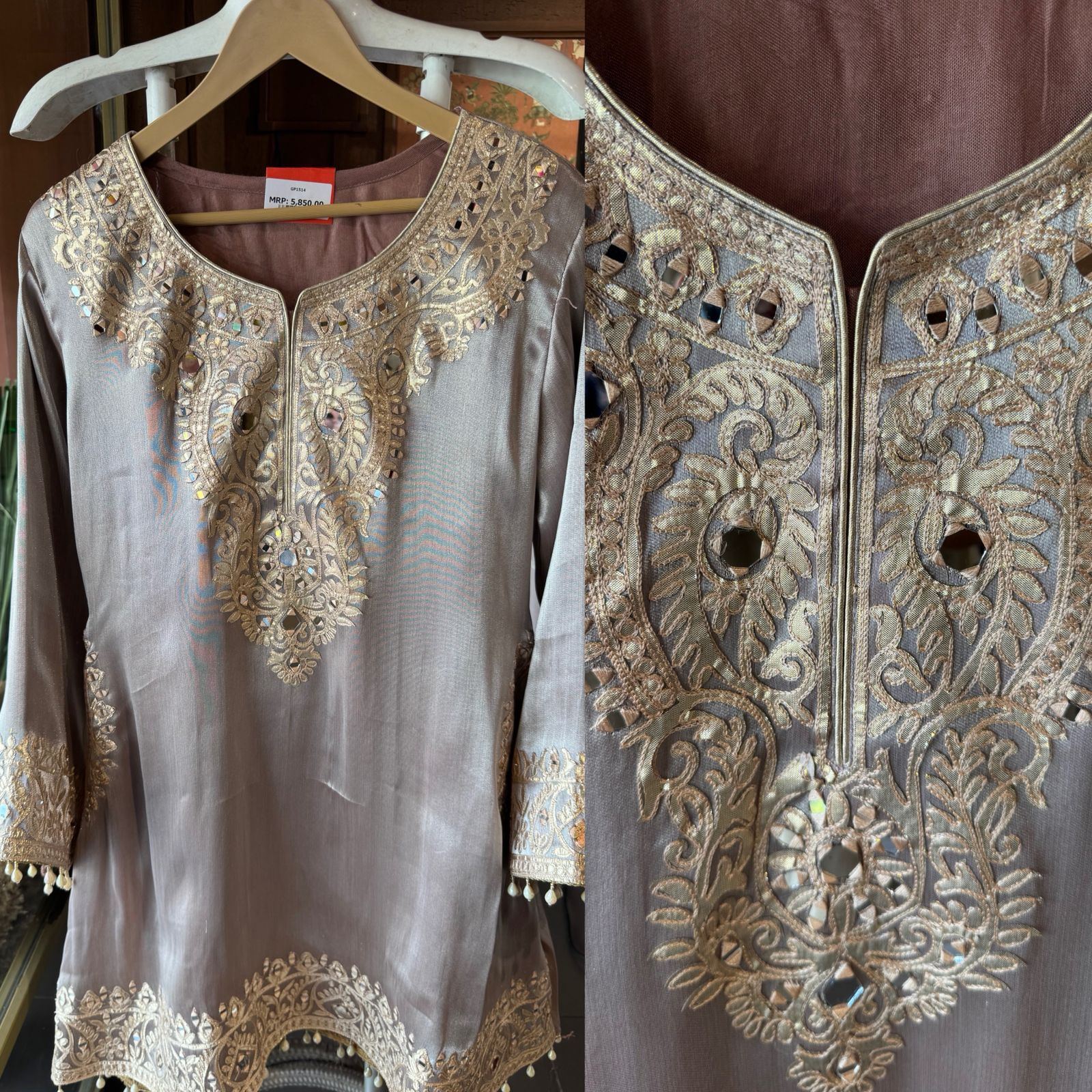 Giraffe tissue fabric Suit