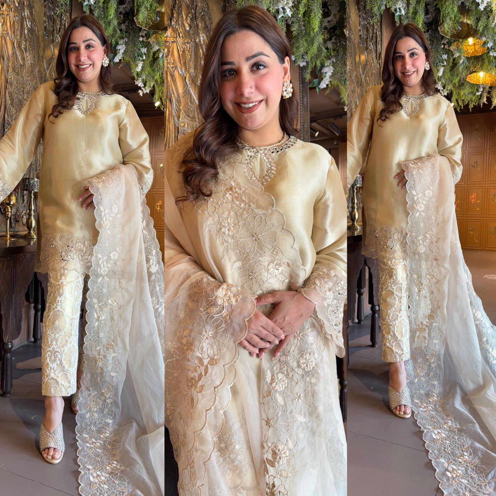 Elegant Embroidered Festive Suit Set