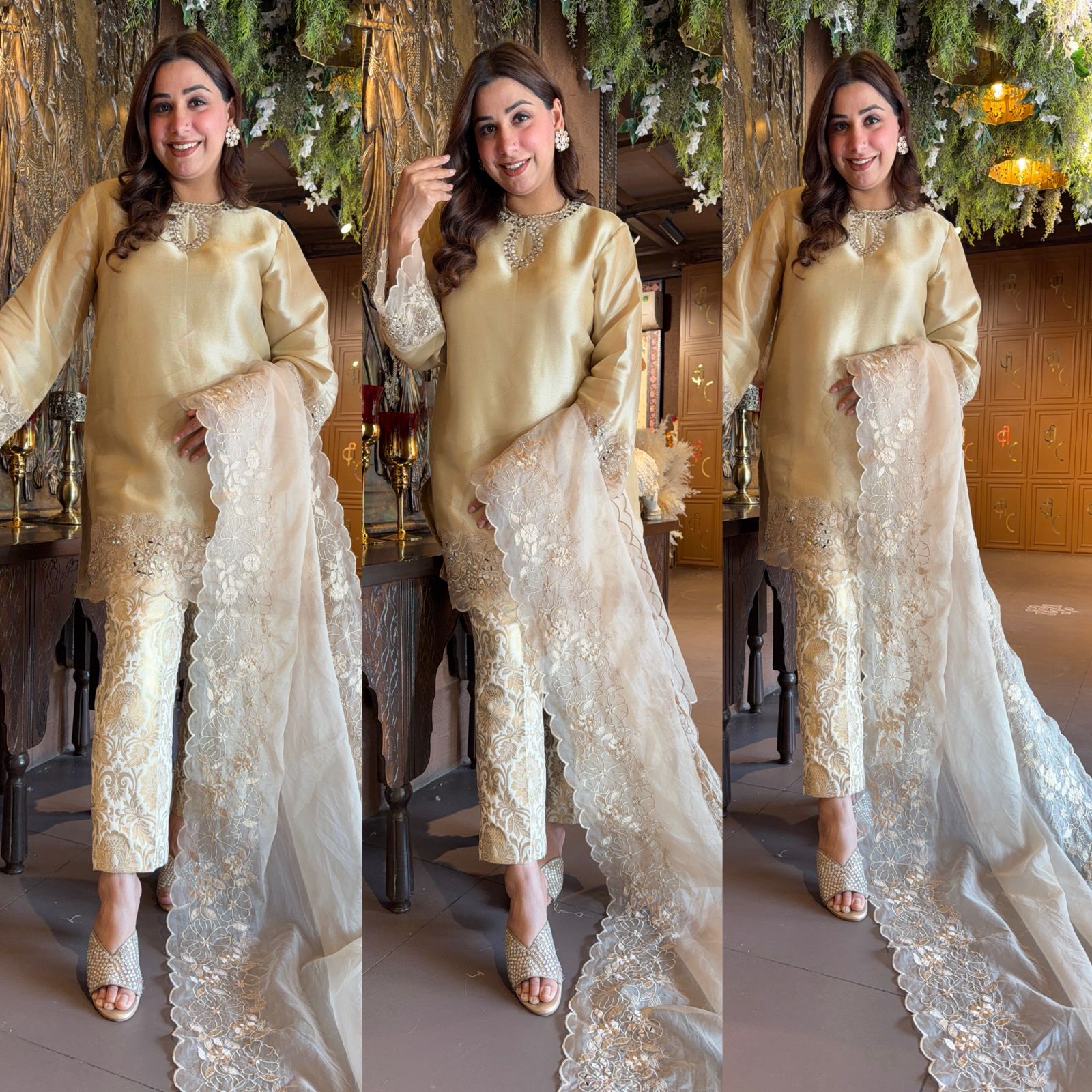 Elegant Embroidered Festive Suit Set