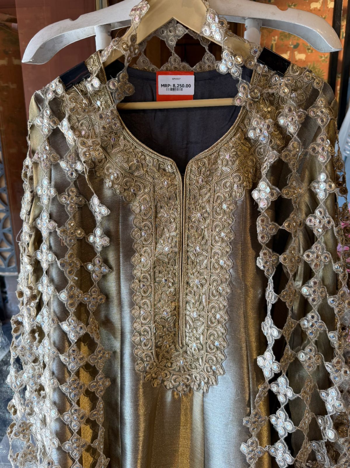 Antique Festive Anarkali Suit