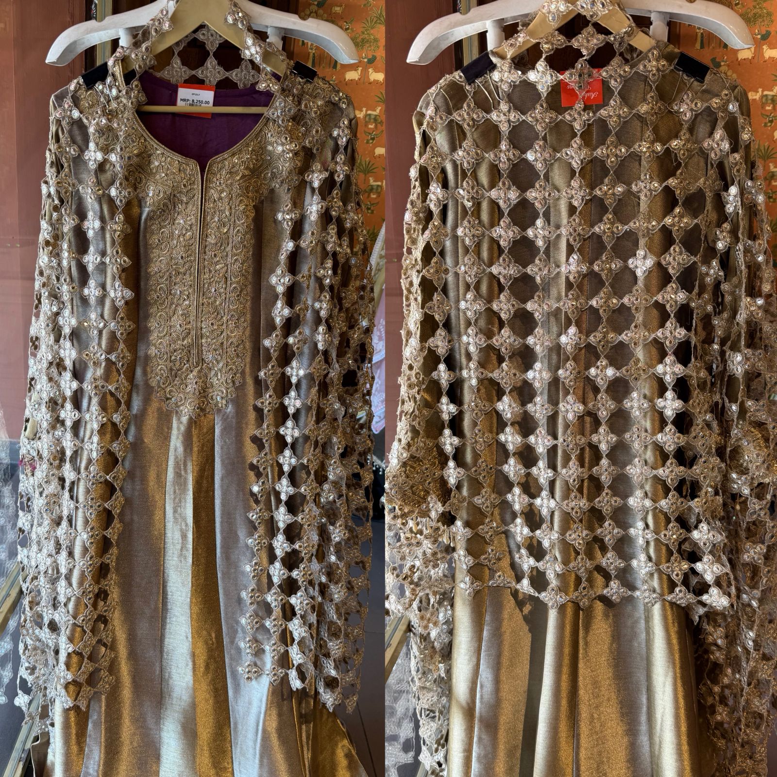 Antique Festive Anarkali Suit