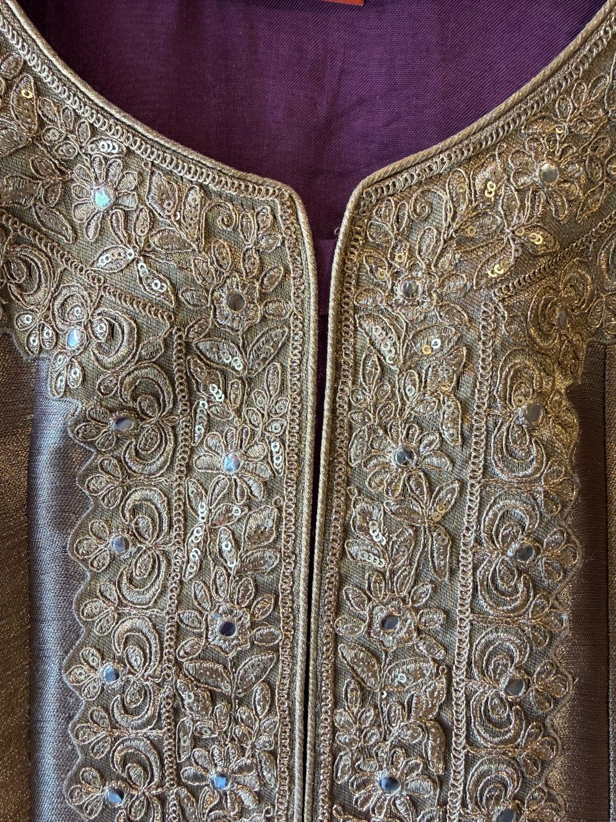 Antique Festive Anarkali Suit