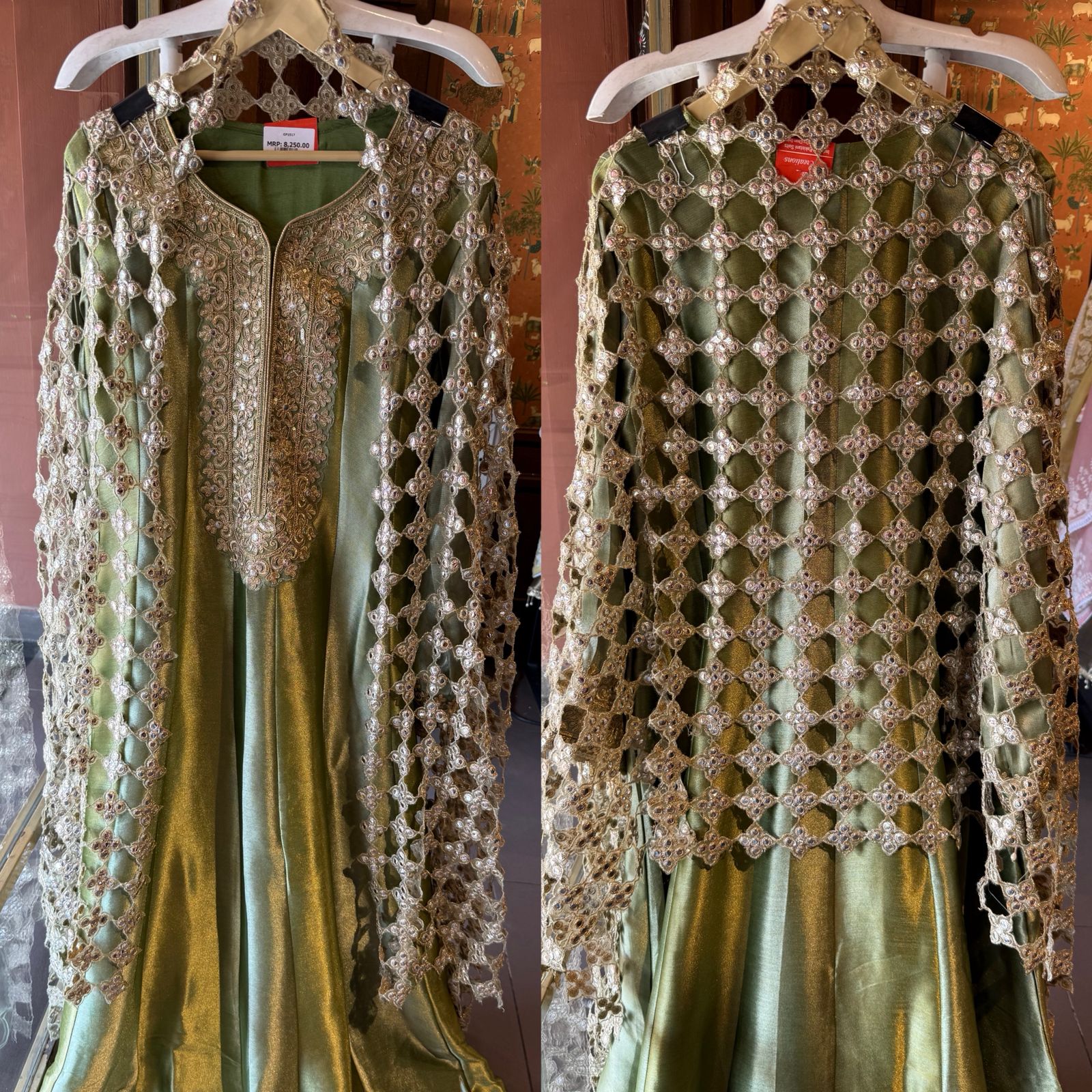Antique Festive Anarkali Suit