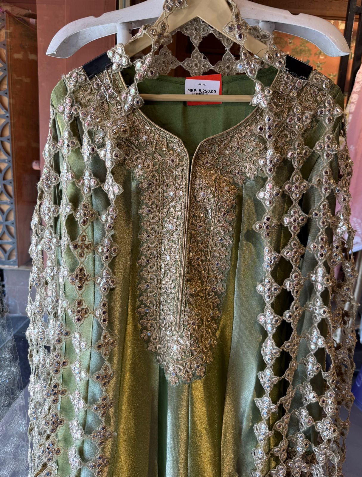 Antique Festive Anarkali Suit