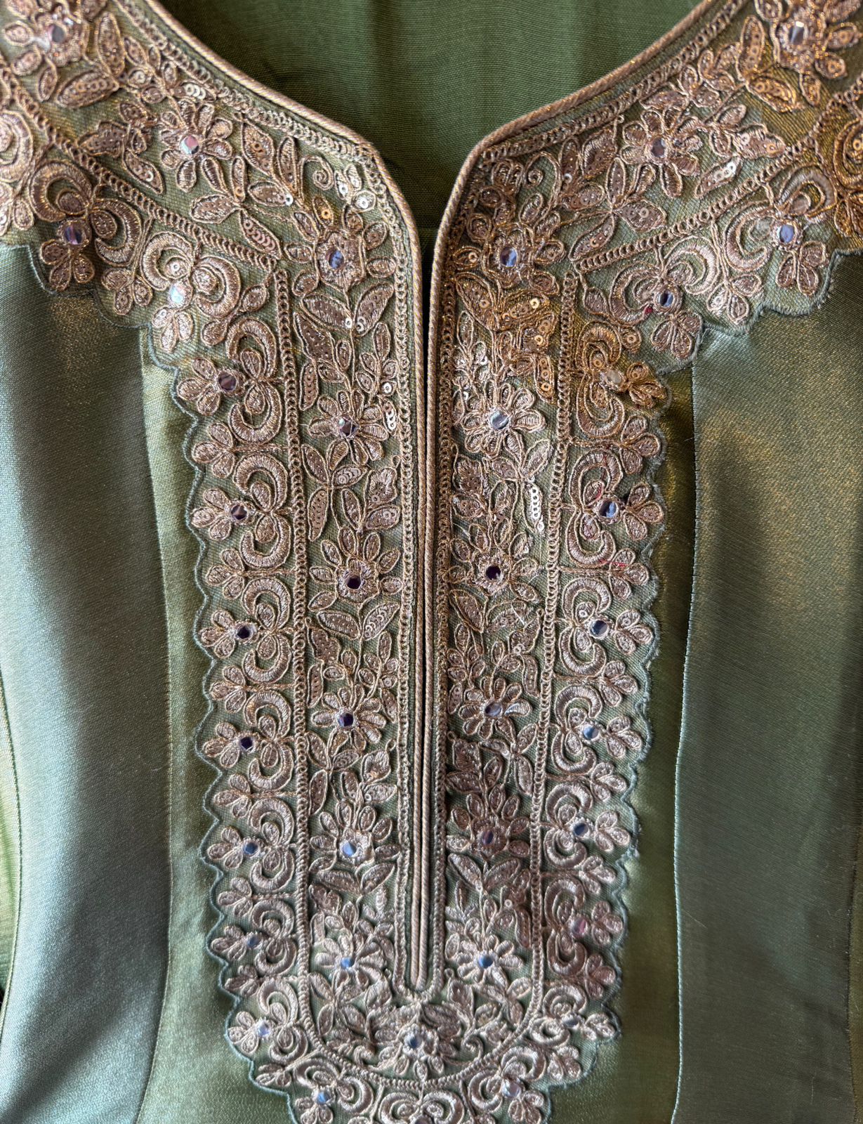 Antique Festive Anarkali Suit
