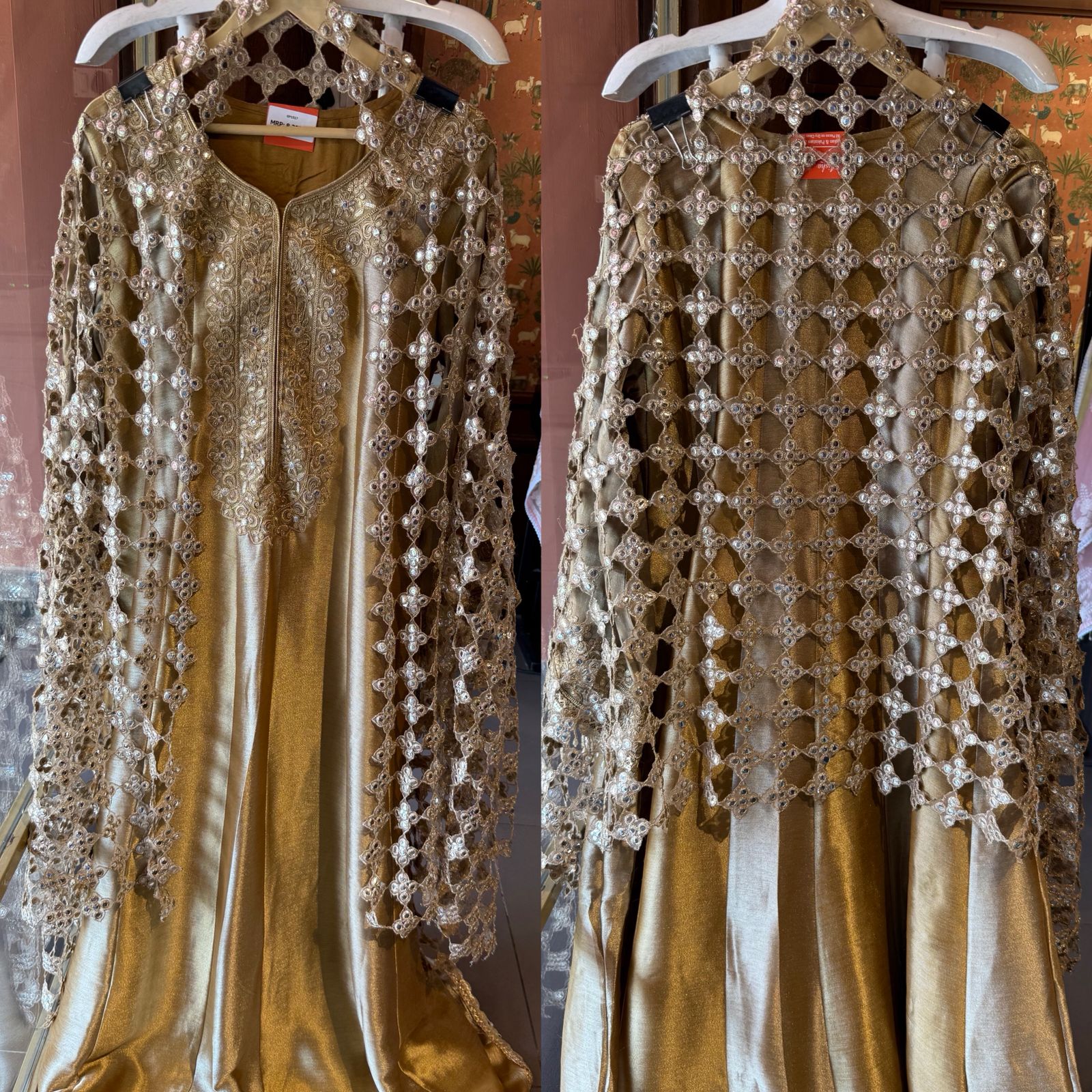 Antique Festive Anarkali Suit