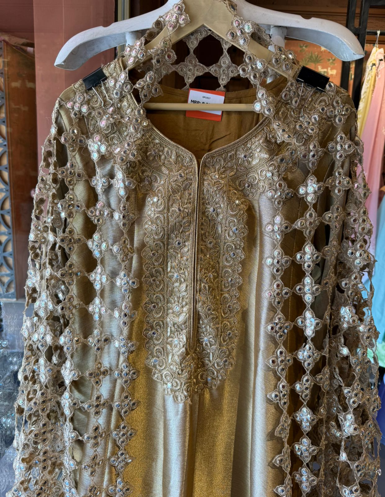 Antique Festive Anarkali Suit