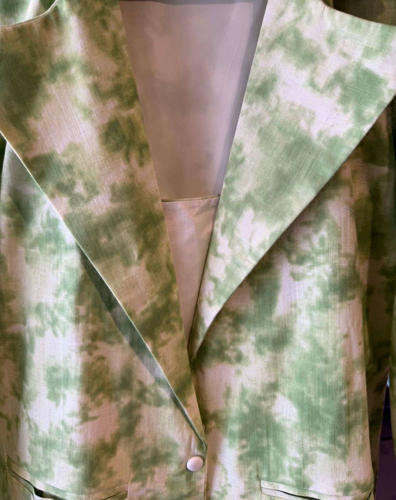 Tie-Dye Indo-Western Blazer Co-ord Set