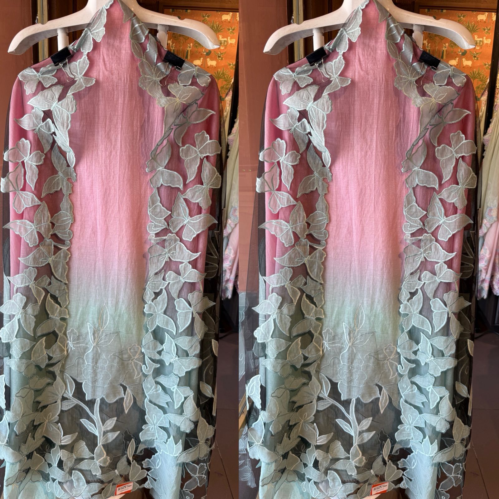 Ombre Floral Mul Suit Set