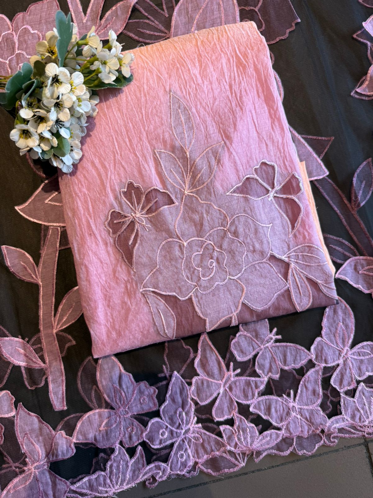 Ombre Floral Mul Suit Set
