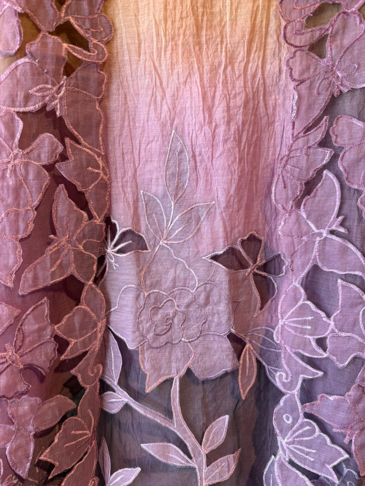 Ombre Floral Mul Suit Set
