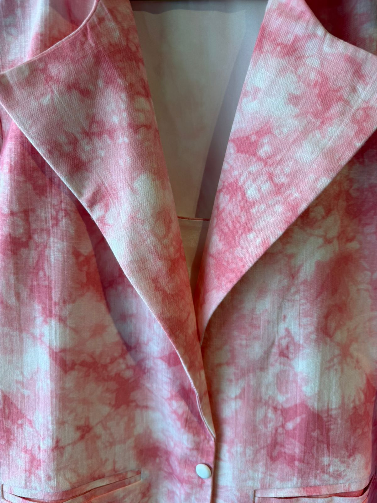Tie-Dye Indo-Western Blazer Co-ord Set