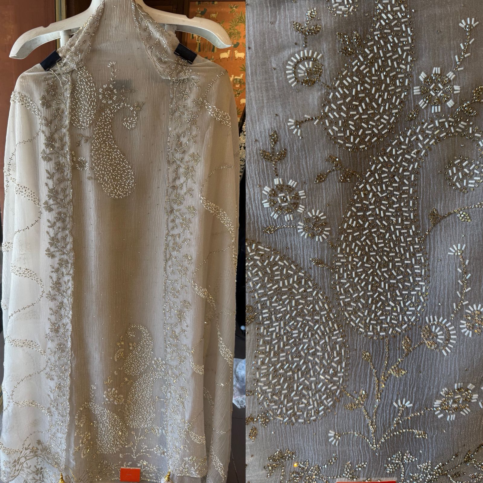 Elegant ensemble On Crushed tissue
