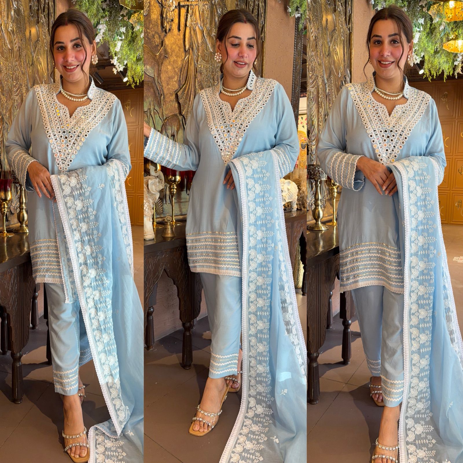 Dreamy pastel ethnic set