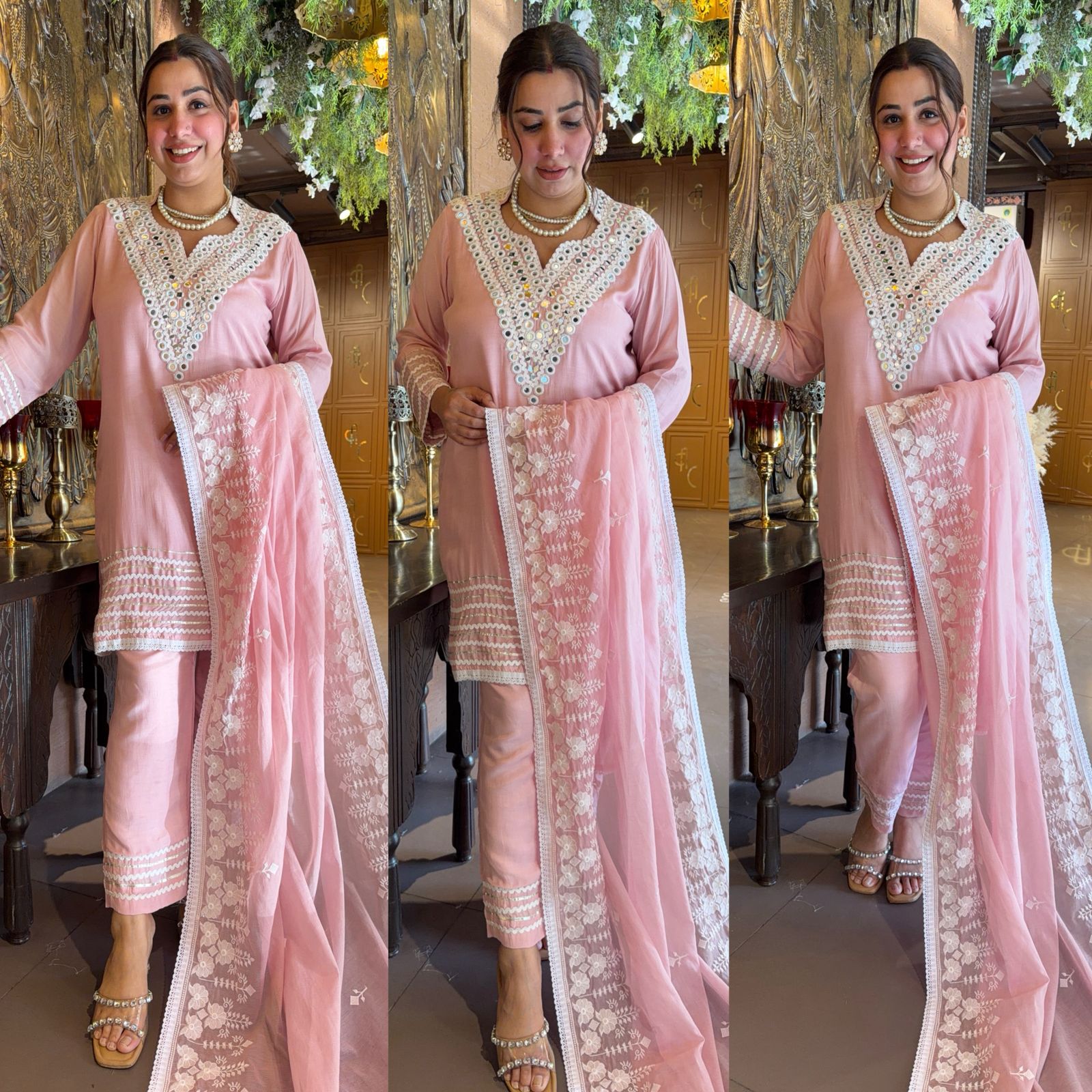 Dreamy pastel ethnic set