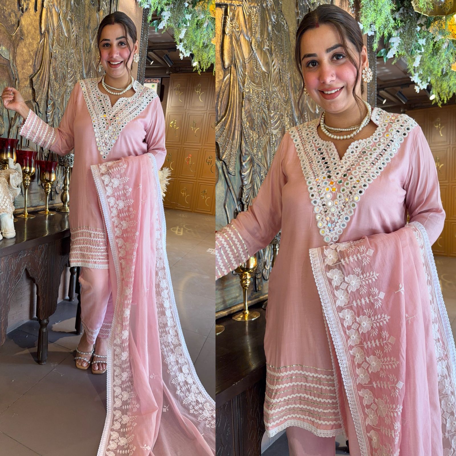 Dreamy pastel ethnic set