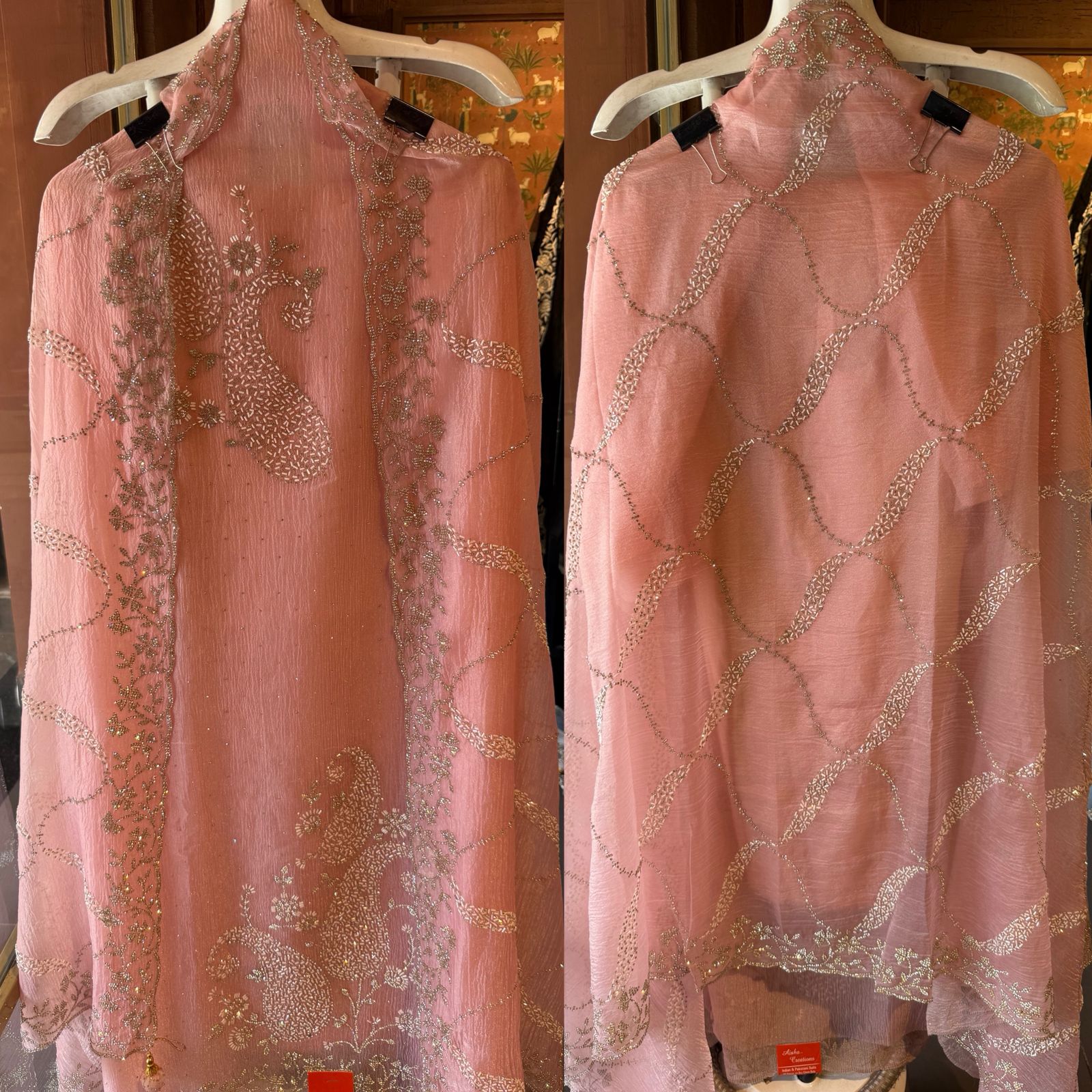 Elegant ensemble On Crushed tissue