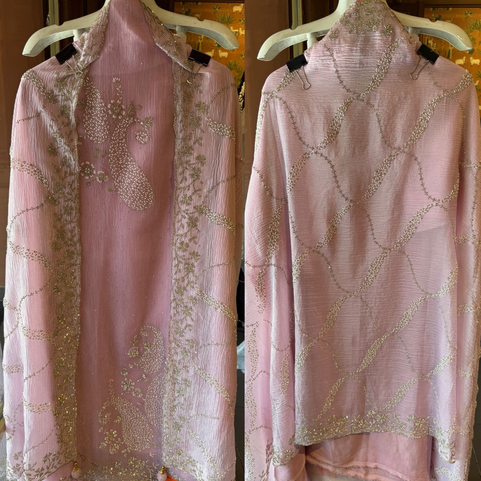 Elegant ensemble On Crushed tissue