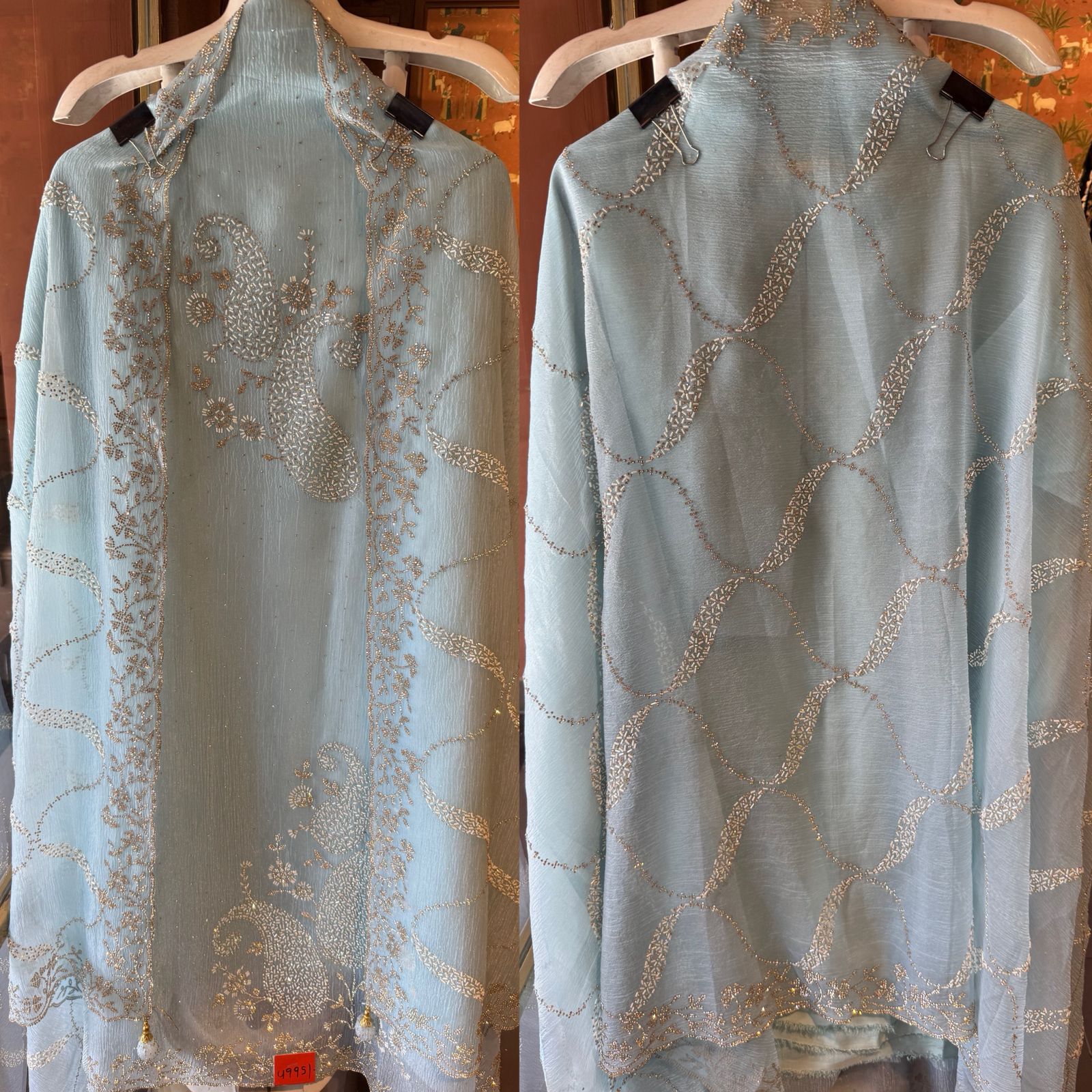 Elegant ensemble On Crushed tissue