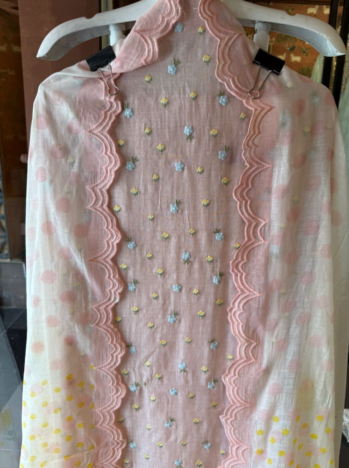 Dreamy pastel unstitched suit