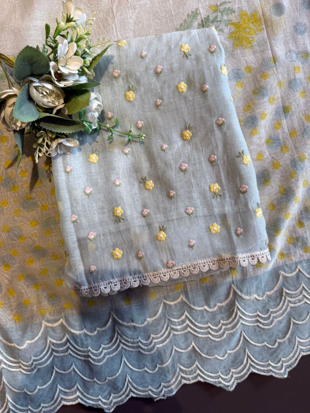 Dreamy pastel unstitched suit