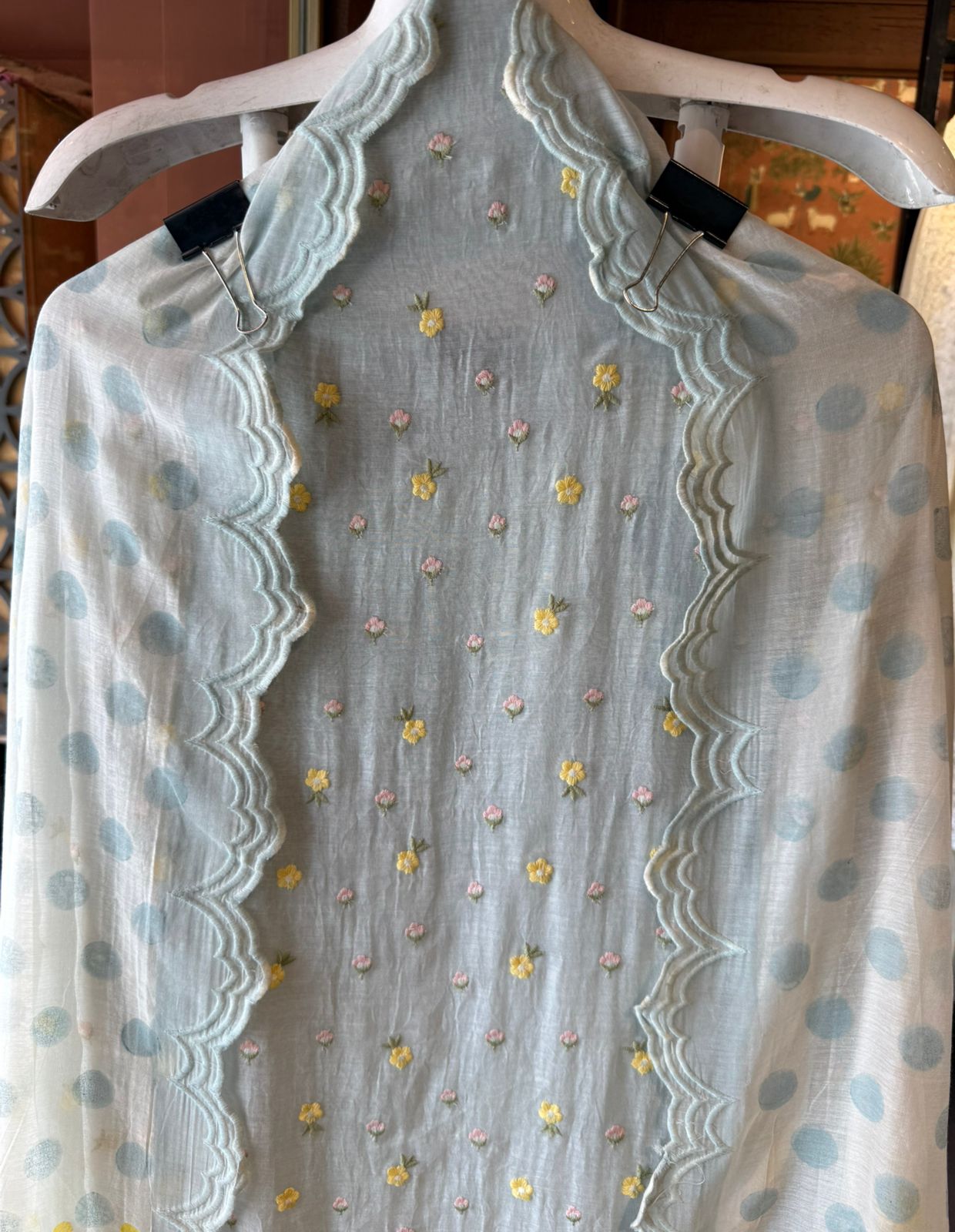 Dreamy pastel unstitched suit