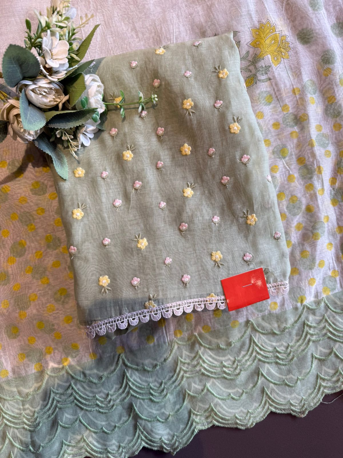 Dreamy pastel unstitched suit