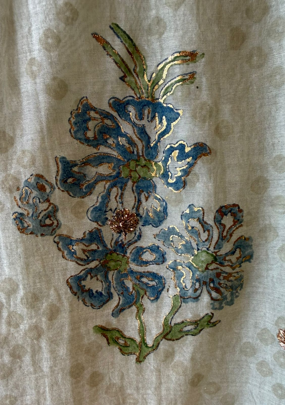 BLOCK PRINTED CHANDERI COTTON SUITS