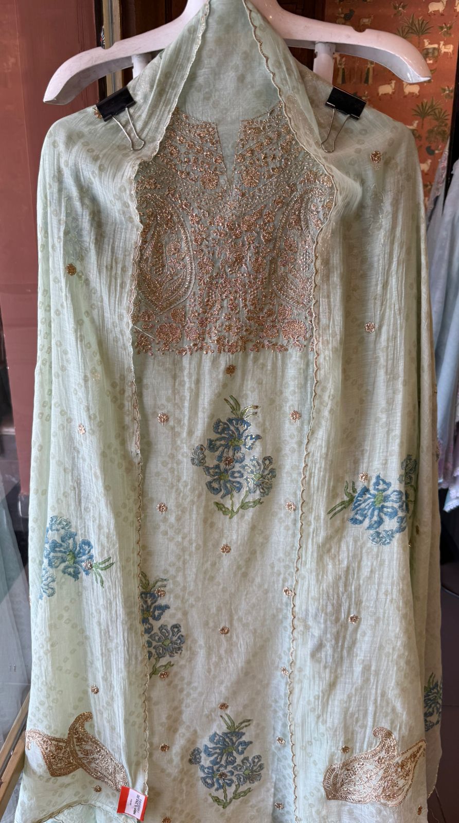 BLOCK PRINTED CHANDERI COTTON SUITS