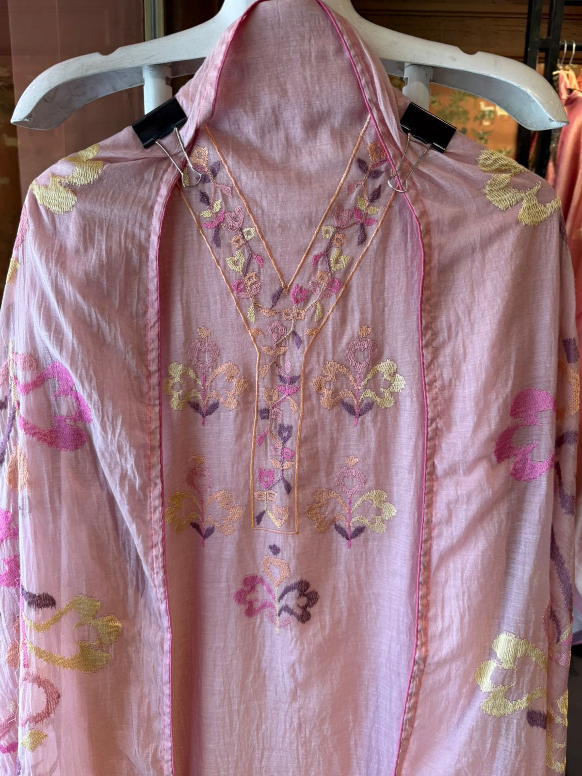 Pastel Mul cotton Unstitched Suit Set