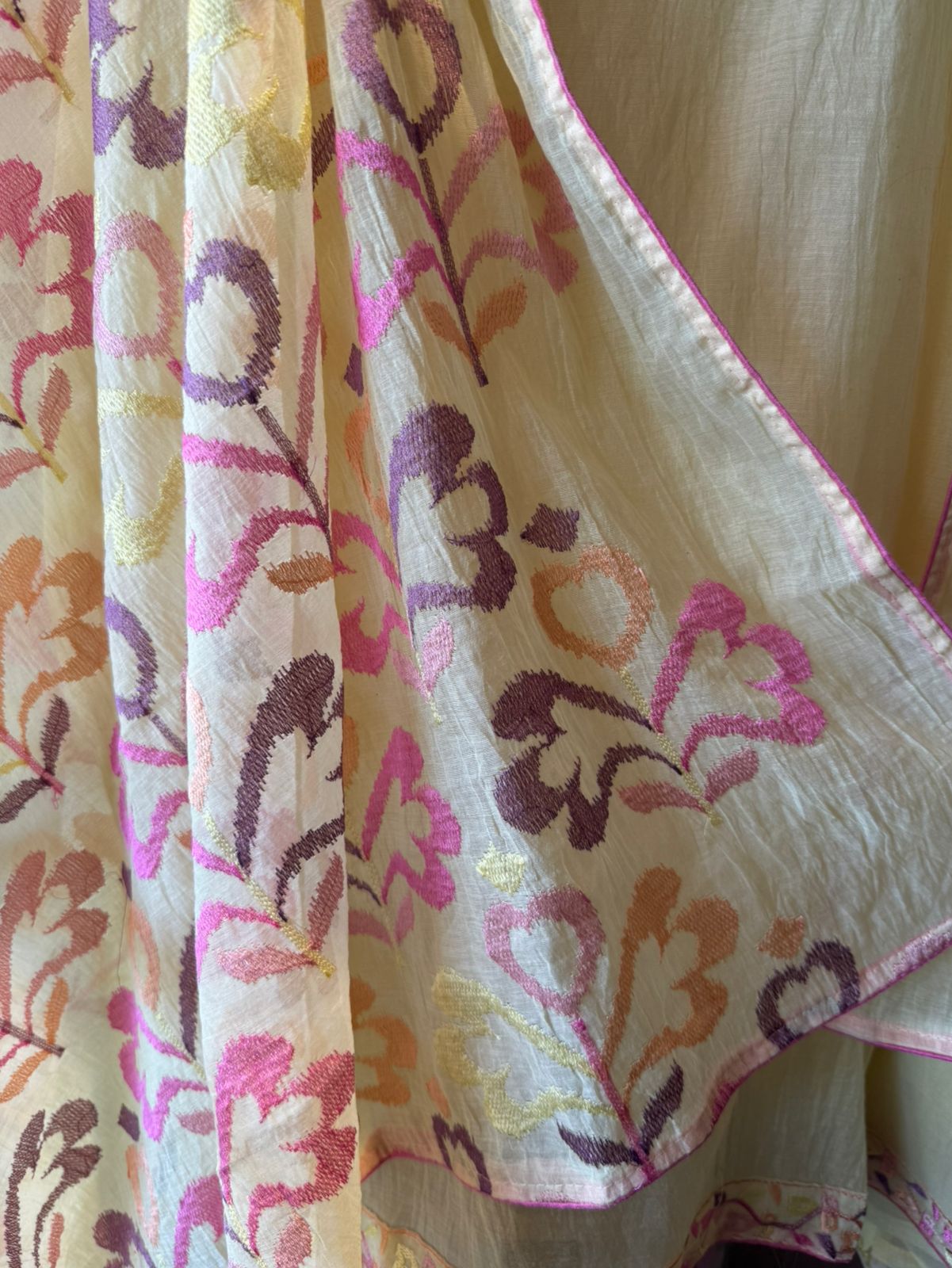 Pastel Mul cotton Unstitched Suit Set