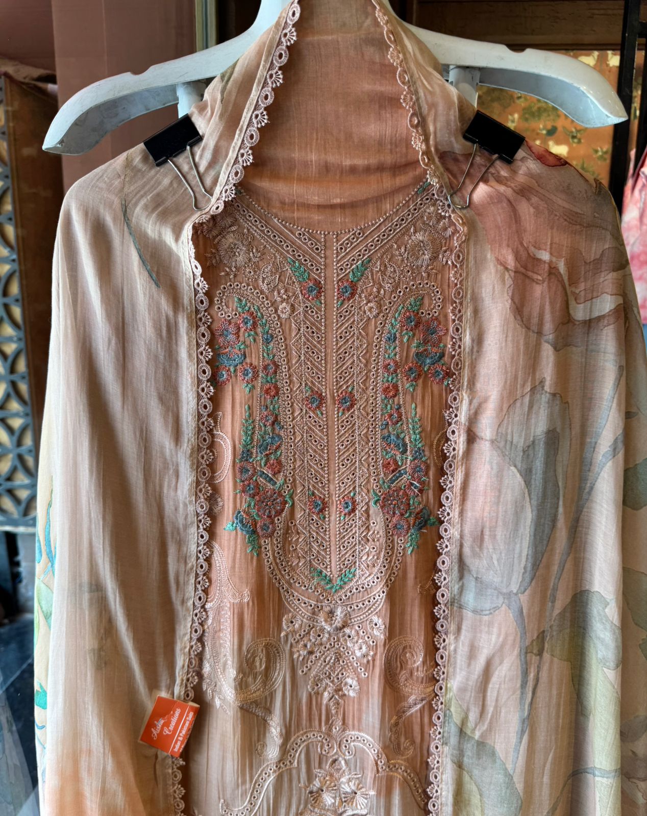Mul cotton Unstitched Shirt